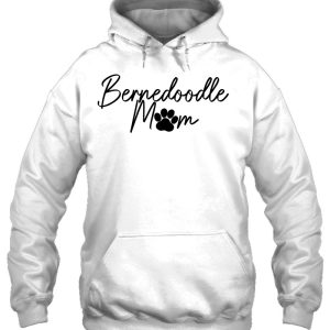Womens Bernedoodle Mom Doodle Dog Paw Funny Cute 3