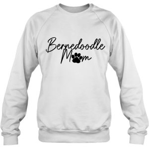 Womens Bernedoodle Mom Doodle Dog Paw Funny Cute 4