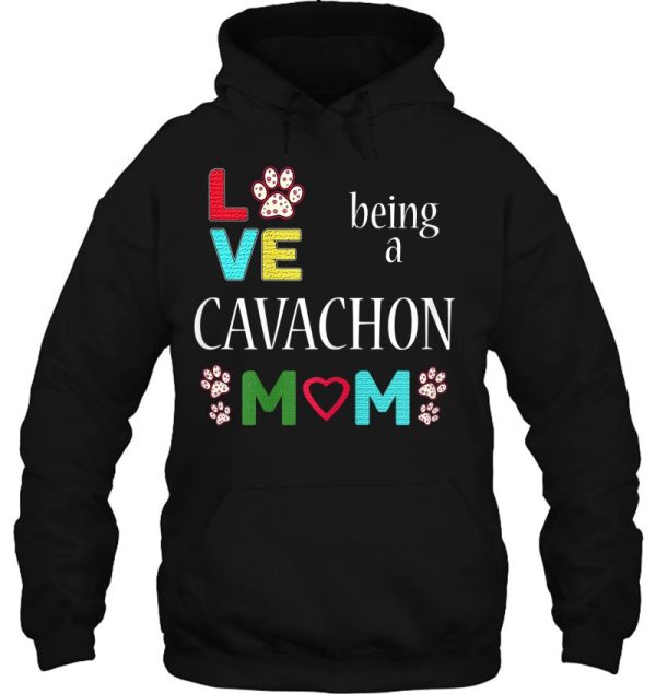 Womens Best Cavachon Dog Mom I Love Cavachons Tshirt For Girls