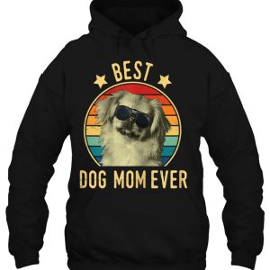 Womens Best Dog Mom Ever Pekingese Mothers Day Gift 3