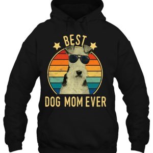 Womens Best Dog Mom Ever Wire Fox Terrier Mothers Day Gift 3