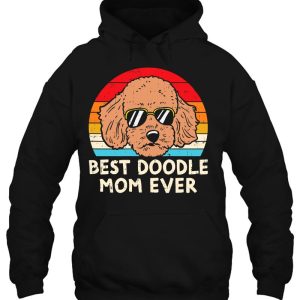 Womens Best Doodle Mom Ever Retro Goldendoodle Dog Lover Women Gift 3