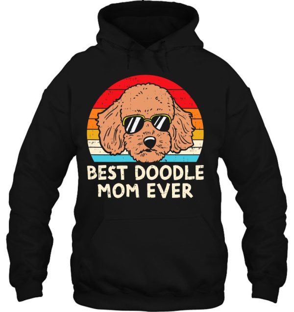 Womens Best Doodle Mom Ever Retro Goldendoodle Dog Lover Women Gift