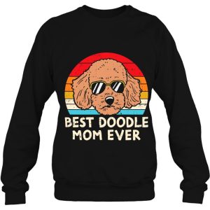 Womens Best Doodle Mom Ever Retro Goldendoodle Dog Lover Women Gift 4