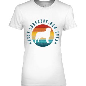 Womens Best Labrador Mom Ever Vintage Funny Lab Dog Mom