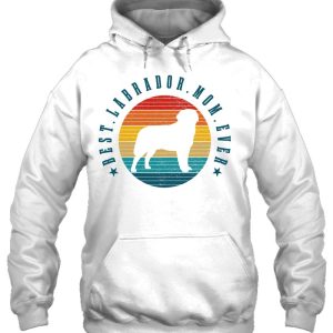 Womens Best Labrador Mom Ever Vintage Funny Lab Dog Mom 3