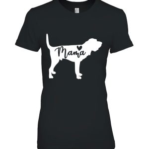 Womens Bloodhound Mama Dog Mom Dog Lover Owner