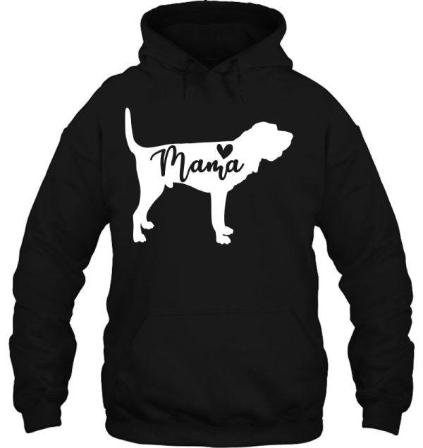 Womens Bloodhound Mama Dog Mom Dog Lover Owner