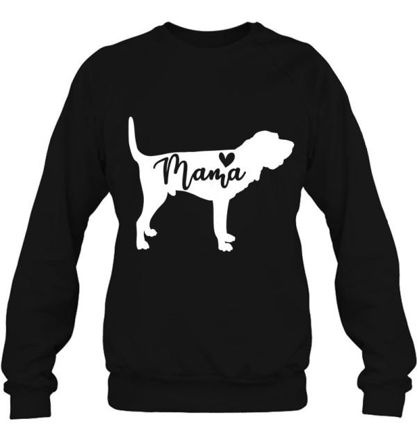 Womens Bloodhound Mama Dog Mom Dog Lover Owner