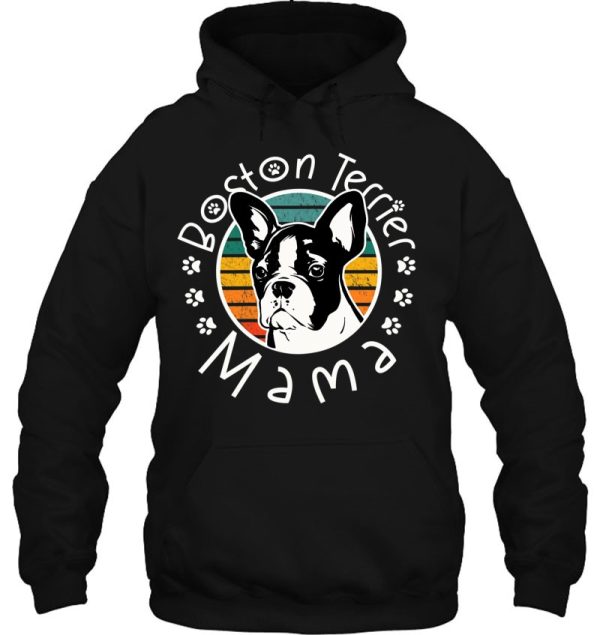 Womens Boston Terrier Mama Bostie Mom Dog Lover