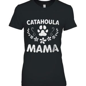 Womens Catahoula Leopard Lover Funny Dog Mom Gifts Catahoula Mama V-Neck