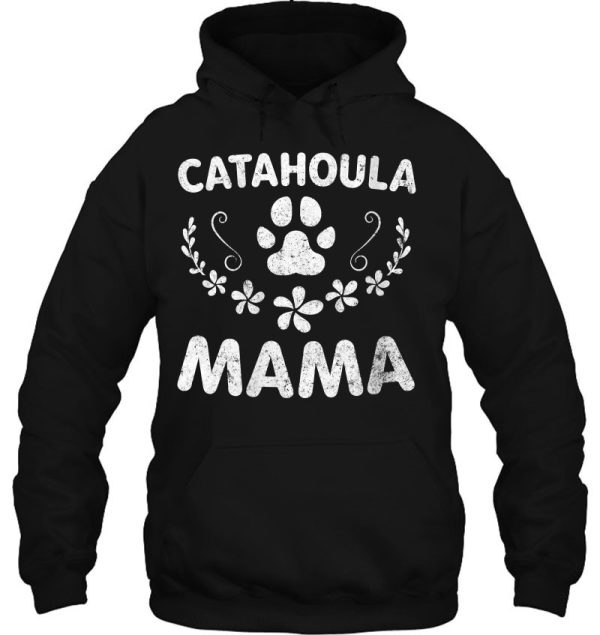 Womens Catahoula Leopard Lover Funny Dog Mom Gifts Catahoula Mama V-Neck