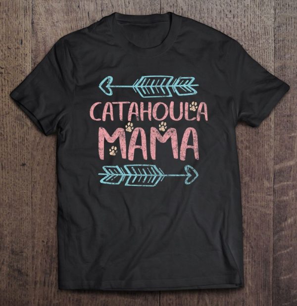 Womens Catahoula Mama Shirt Catahoula Leopard Lover Dog Mom