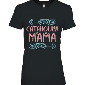 Womens Catahoula Mama Shirt Catahoula Leopard Lover Dog Mom