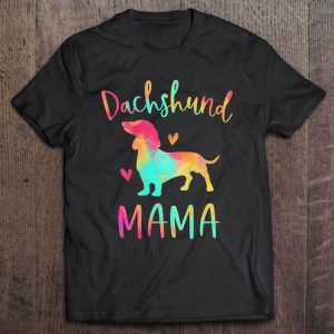 Womens Dachshund Mama Colorful Doxie Gifts Dog Mom