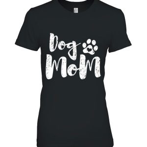 Womens Dog Mom Funny Dog Paw Gift