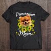 Womens Dog Mom Mother’s Day Gift Sunflower Pomeranian Mom