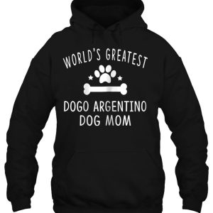 Womens Dogo Argentino Dog Mom Shirts For Women 3