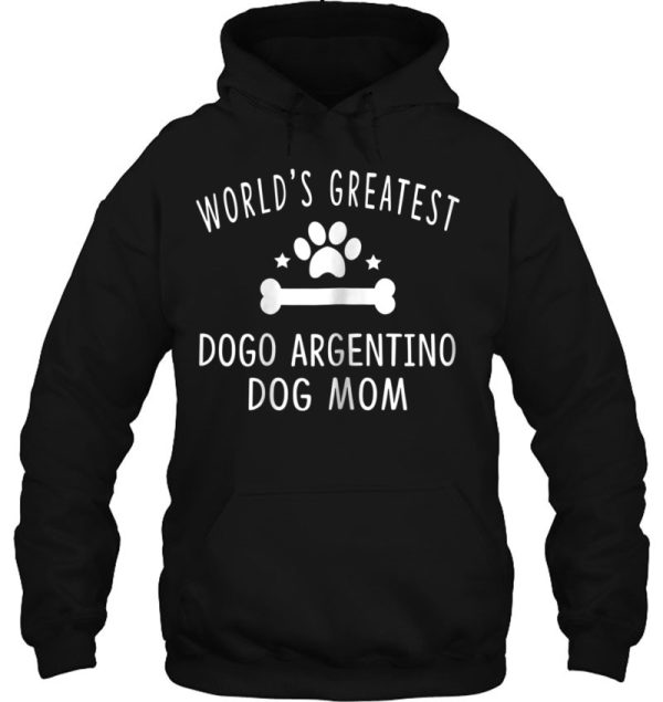 Womens Dogo Argentino Dog Mom Shirts For Women
