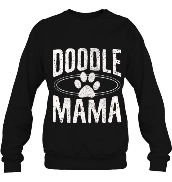 Womens Doodle Mama – Goldendoodle Mom Dog Paw Funny Cute Gift Tank Top