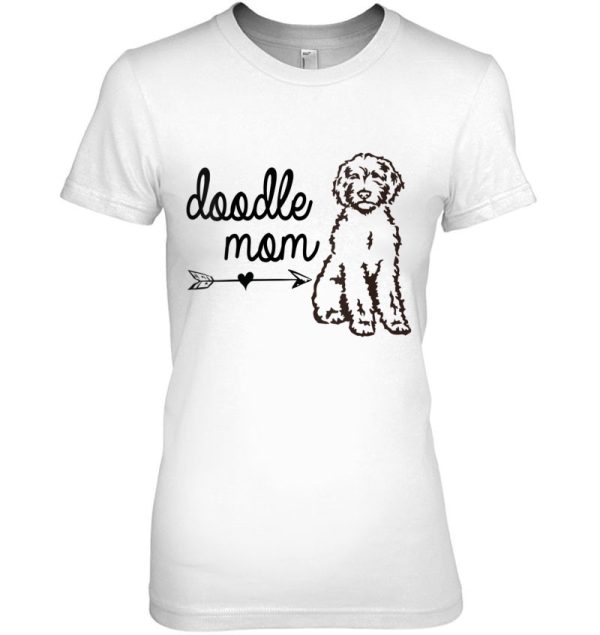 Womens Doodle Mom Cute Labradoodle Goldendoodle Mama Gift