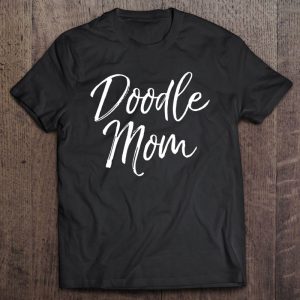 Womens Funny Golden Doodle Gift For Poodle Mothers Cute Doodle Mom V-Neck