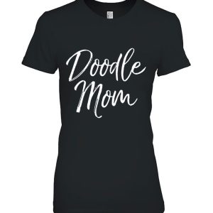 Womens Funny Golden Doodle Gift For Poodle Mothers Cute Doodle Mom V-Neck