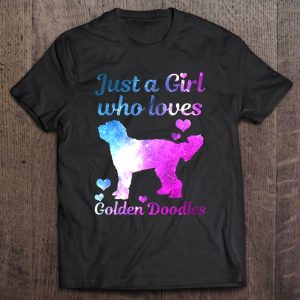 Womens Goldendoodle Dog Just A Girl Who Loves Golden Doodle Mom