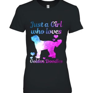 Womens Goldendoodle Dog Just A Girl Who Loves Golden Doodle Mom