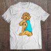 Womens Goldendoodle I Love Mom Tattoo Apparel Dog Mom Gifts Womens V-Neck