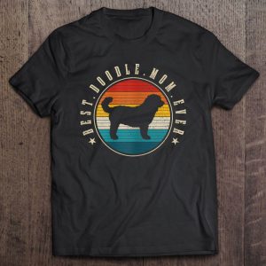 Womens Goldendoodle Labradoodle Dog Vintage Best Doodle Mom Ever 1