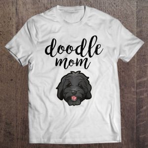 Womens Goldendoodle Mom Doodle Mom Cute Dog Gift Raglan Baseball Tee