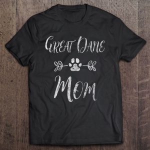 Womens Great Dane Mom Shirt Funny Dog Mom Great Dane Mom V-Neck