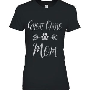Womens Great Dane Mom Shirt Funny Dog Mom Great Dane Mom V-Neck