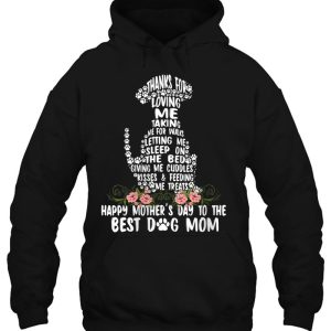 Womens Happy Mothers Day Dog Mom V Neck 3