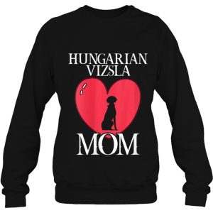 Womens Hungarian Vizsla Mom Magyar Vizsla Dog Dogs Dog Mom Paw V Neck 4