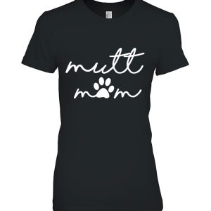 Womens Mutt Dog Mom Dog Paw