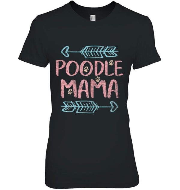 Womens Poodle Lover Owner Funny Dog Mom Gifts Poodle Mama