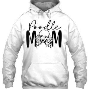 Womens Poodle Mom Gift For Poodle Lover Poodle Mama Crazy Dog Lady V-Neck 2 Womens Poodle Mom Gift For Poodle Lover Poodle Mama Crazy Dog Lady V Neck 3