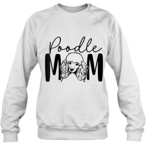 Womens Poodle Mom Gift For Poodle Lover Poodle Mama Crazy Dog Lady V-Neck 3 Womens Poodle Mom Gift For Poodle Lover Poodle Mama Crazy Dog Lady V Neck 4
