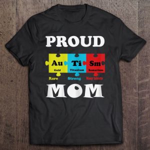Womens Proud Autism Mom Periodic Table Puzzle