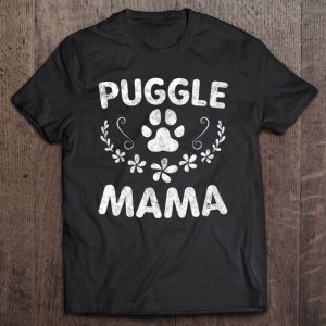 Womens Pug Mom Beagle Lover Owner Gifts Funny Dog Mom Puggle Mama