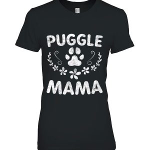 Womens Pug Mom Beagle Lover Owner Gifts Funny Dog Mom Puggle Mama