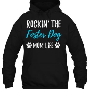 Womens Rocking The Foster Dog Mom Life Rescue Dog Gift Tank Top 3