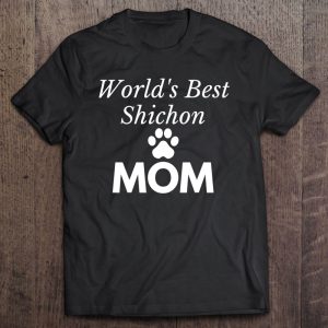 Womens Shichon World’s Best Shichon Mom Dog Mom Zuchon