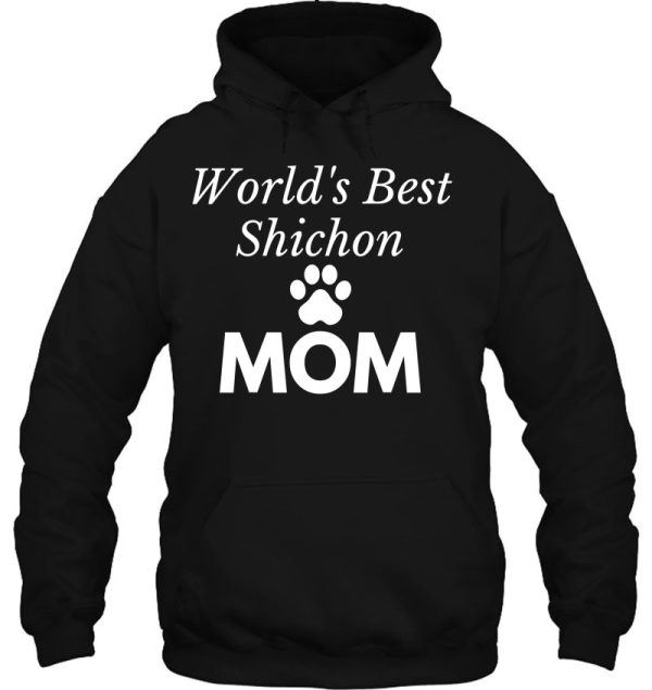 Womens Shichon World’s Best Shichon Mom Dog Mom Zuchon