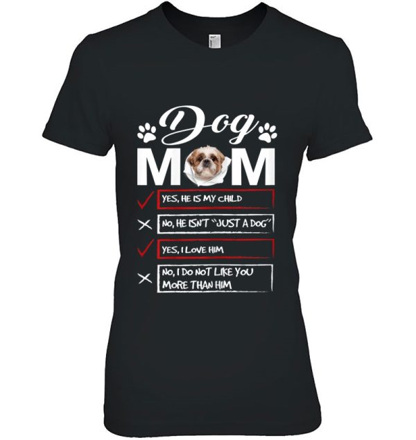 Womens Shih Tzu Dog Lover Dog Mom – Dog Lovers Mother’s Day