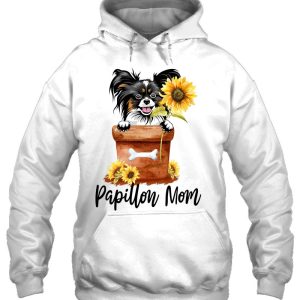 Womens Sunflower Papillon Mom Dog Lover Gifts 3