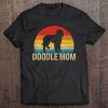 Womens Vintage Retro Goldendoodle – Doodle Mom V-Neck