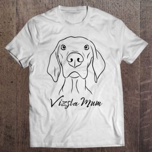 Womens Vizsla Mum Dog Lover Design – Cute Vizsla Mum V-Neck